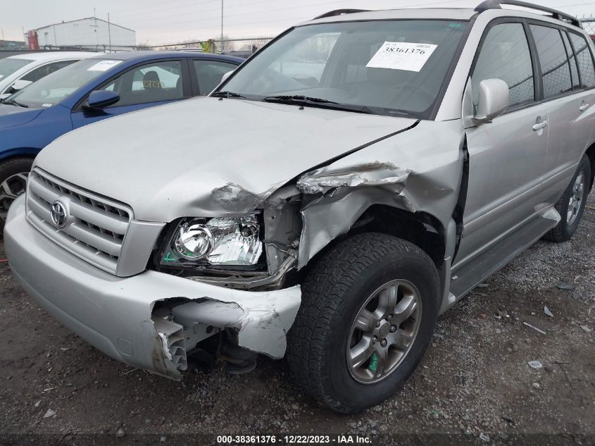 JTEDP21A840025388 2004 Toyota Highlander V6