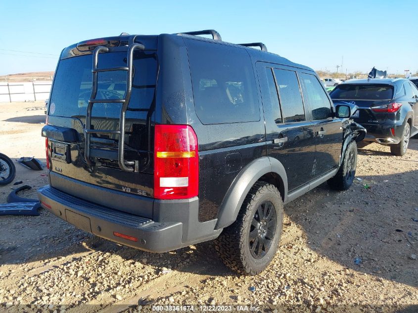 2006 Land Rover Lr3 V8 Se VIN: SALAD25496A400599 Lot: 38361674