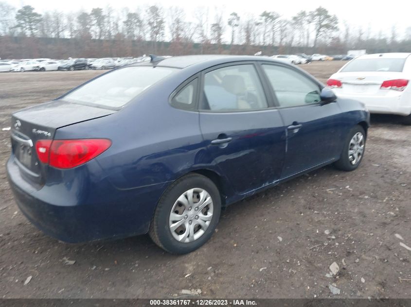 KMHDU4AD0AU184294 2010 Hyundai Elantra Gls