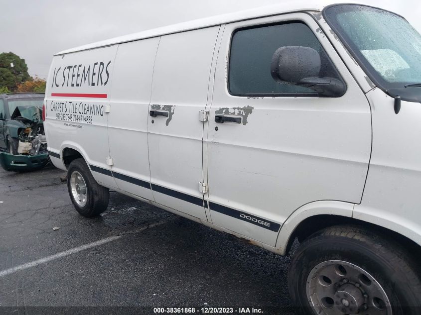 2B7KB31Z6YK106254 2000 Dodge Ram Van 3500 Conversion