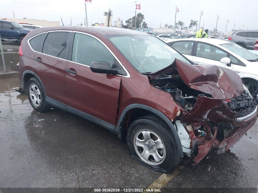 2015 Honda Cr-V Lx VIN: 3CZRM3H31FG702614 Lot: 38362039