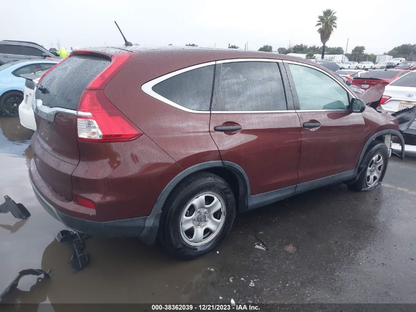 2015 Honda Cr-V Lx VIN: 3CZRM3H31FG702614 Lot: 38362039