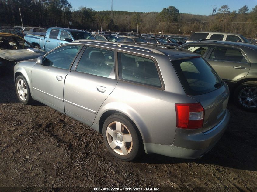 2003 Audi A4 1.8T Avant VIN: WAUVC68E13A112060 Lot: 38362228