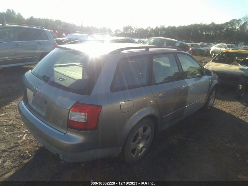 2003 Audi A4 1.8T Avant VIN: WAUVC68E13A112060 Lot: 38362228