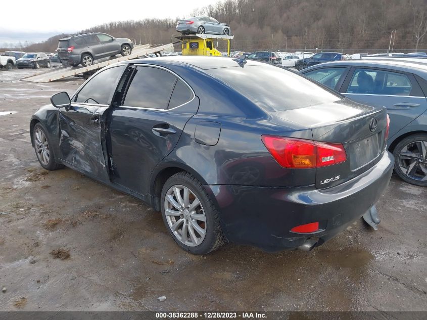 2007 Lexus Is 250 Base (A6) VIN: JTHCK262572018857 Lot: 38362288