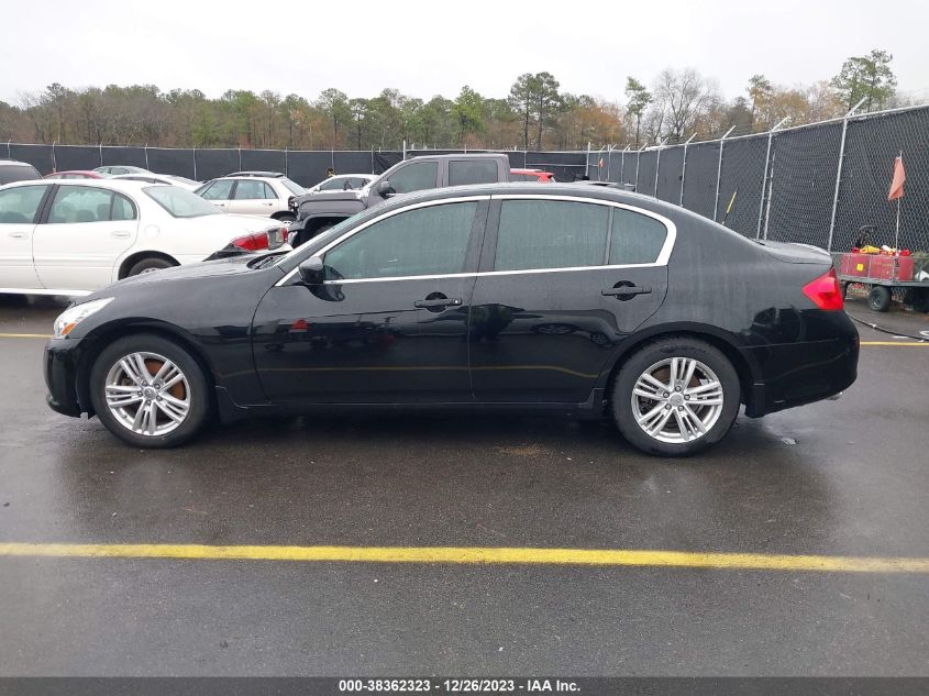 2011 Infiniti G25 Journey VIN: JN1DV6AP5BM831428 Lot: 38362323