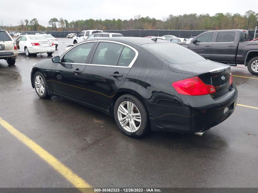 2011 Infiniti G25 Journey VIN: JN1DV6AP5BM831428 Lot: 38362323