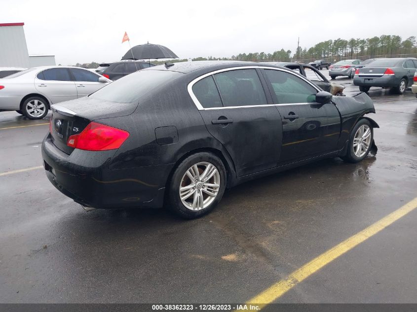 2011 Infiniti G25 Journey VIN: JN1DV6AP5BM831428 Lot: 38362323