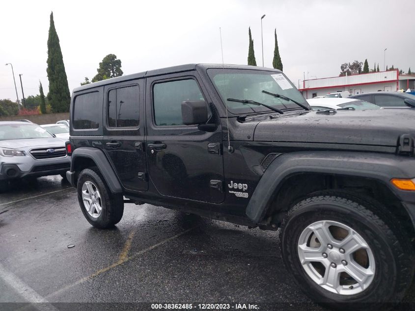 2018 Jeep Wrangler Unlimited Sport S 4X4 VIN: 1C4HJXDG4JW227089 Lot: 38362485