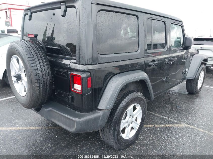 2018 Jeep Wrangler Unlimited Sport S 4X4 VIN: 1C4HJXDG4JW227089 Lot: 38362485