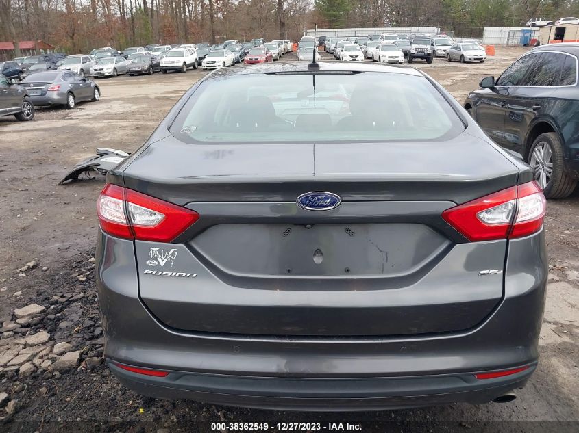 2016 Ford Fusion Se VIN: 3FA6P0H76GR310726 Lot: 38362549