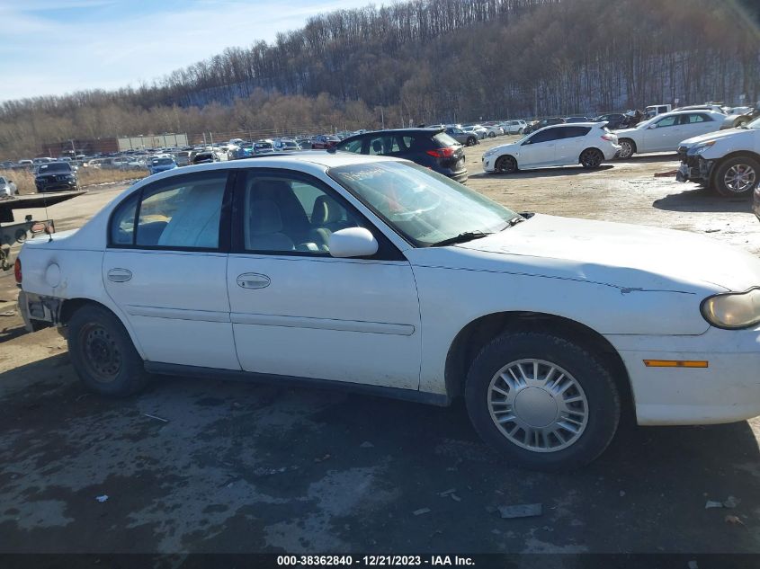 1999 Chevrolet Malibu VIN: 1G1ND52M0X6141142 Lot: 38362840