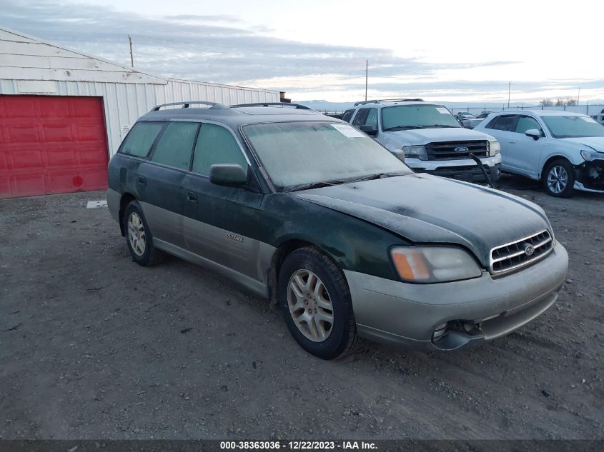 2000 Subaru Outback Limited VIN: 4S3BH686XY6619324 Lot: 38363036