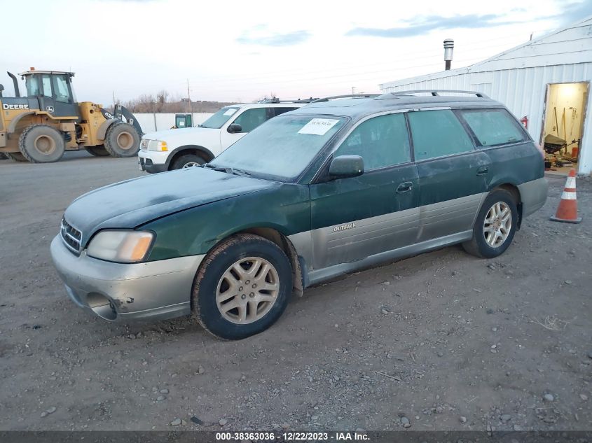 2000 Subaru Outback Limited VIN: 4S3BH686XY6619324 Lot: 38363036