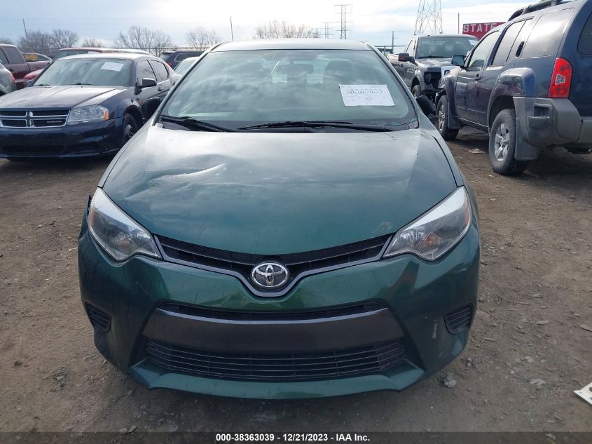 2016 Toyota Corolla Le VIN: 2T1BURHE8GC743863 Lot: 38363039