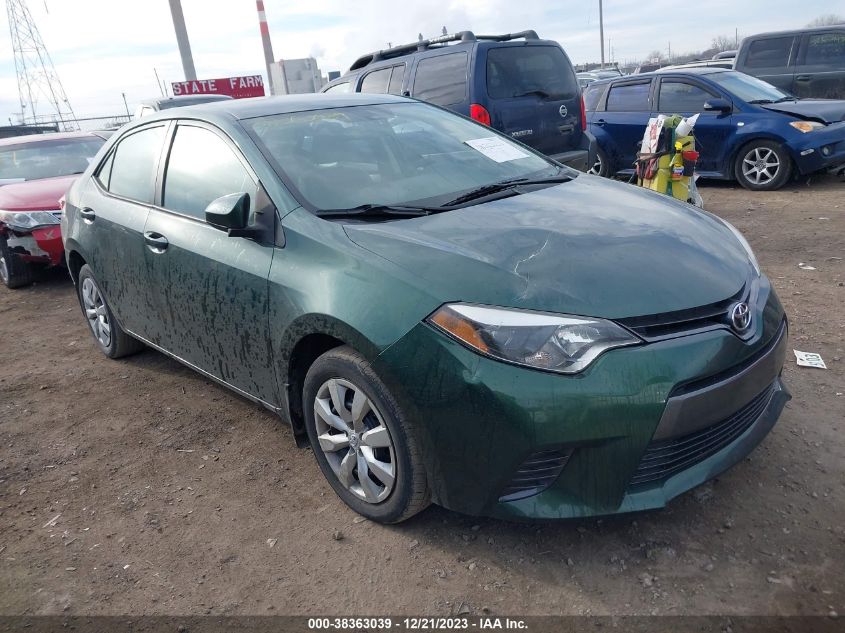 2016 Toyota Corolla Le VIN: 2T1BURHE8GC743863 Lot: 38363039