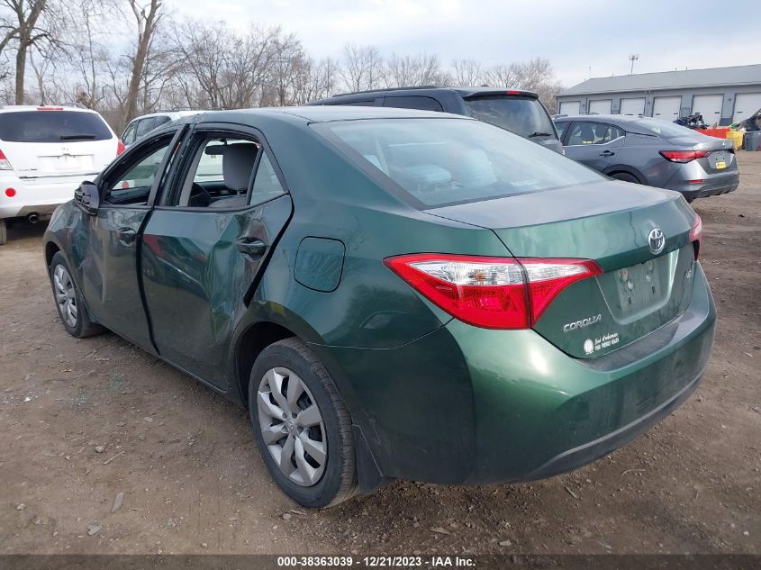 2016 Toyota Corolla Le VIN: 2T1BURHE8GC743863 Lot: 38363039