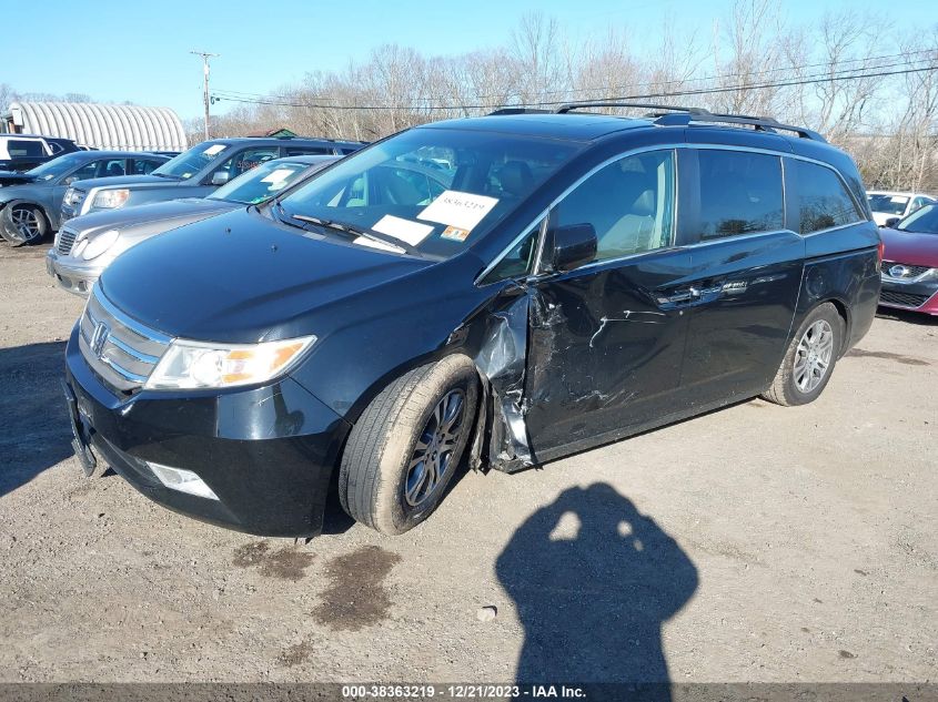 2011 Honda Odyssey Ex-L VIN: 5FNRL5H65BB091498 Lot: 40769595