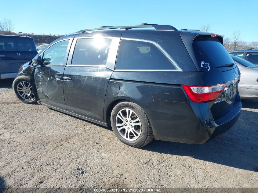 2011 Honda Odyssey Ex-L VIN: 5FNRL5H65BB091498 Lot: 40769595