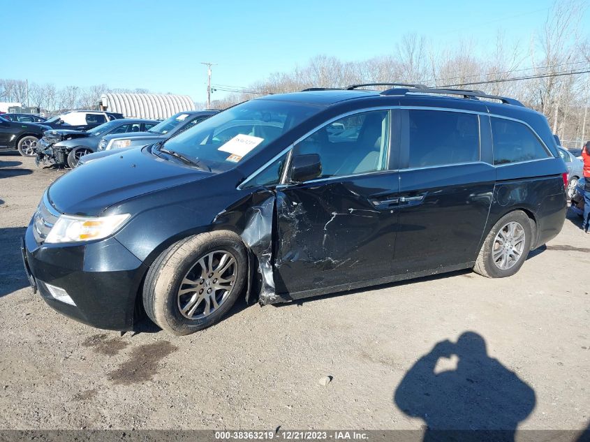 2011 Honda Odyssey Ex-L VIN: 5FNRL5H65BB091498 Lot: 40769595