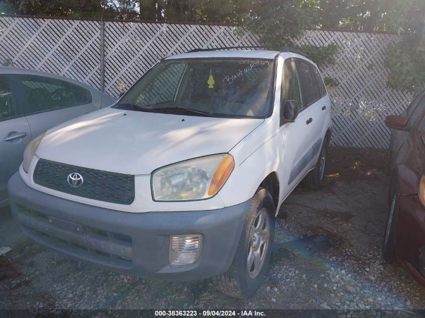 2001 Toyota Rav4 Base (A4) VIN: JTEHH20V410076269 Lot: 38363223