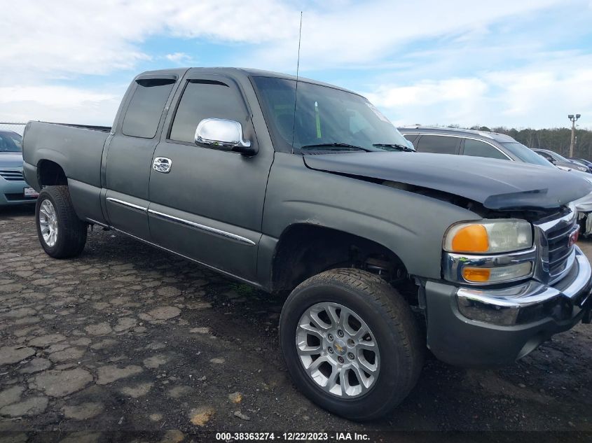 2004 GMC Sierra 1500 Sle VIN: 2GTEC19V341255575 Lot: 38363274