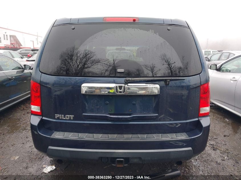 2011 Honda Pilot Lx VIN: 5FNYF3H23BB046547 Lot: 38363280