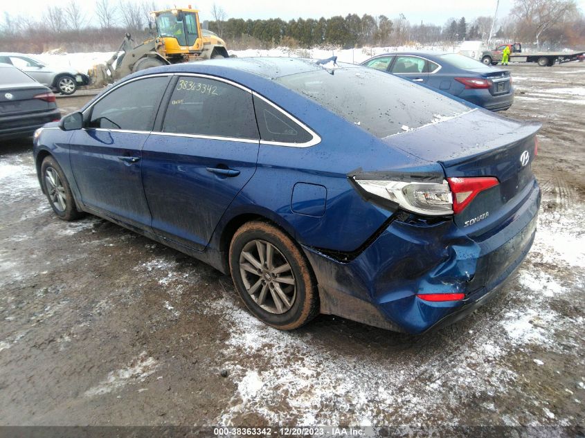 2016 Hyundai Sonata Se VIN: 5NPE24AF2GH295707 Lot: 38363342