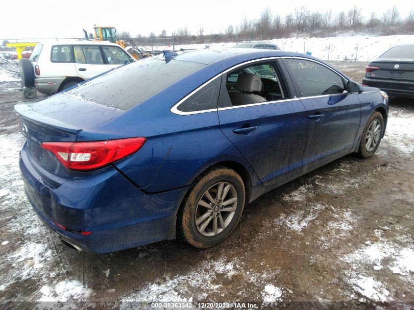 2016 Hyundai Sonata Se VIN: 5NPE24AF2GH295707 Lot: 38363342