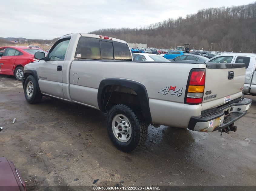 2005 GMC Sierra 2500Hd Work Truck VIN: 1GTHK24U55E137435 Lot: 38363614