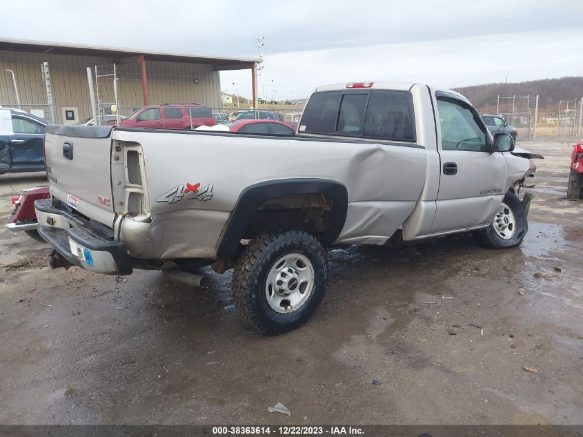 2005 GMC Sierra 2500Hd Work Truck VIN: 1GTHK24U55E137435 Lot: 38363614