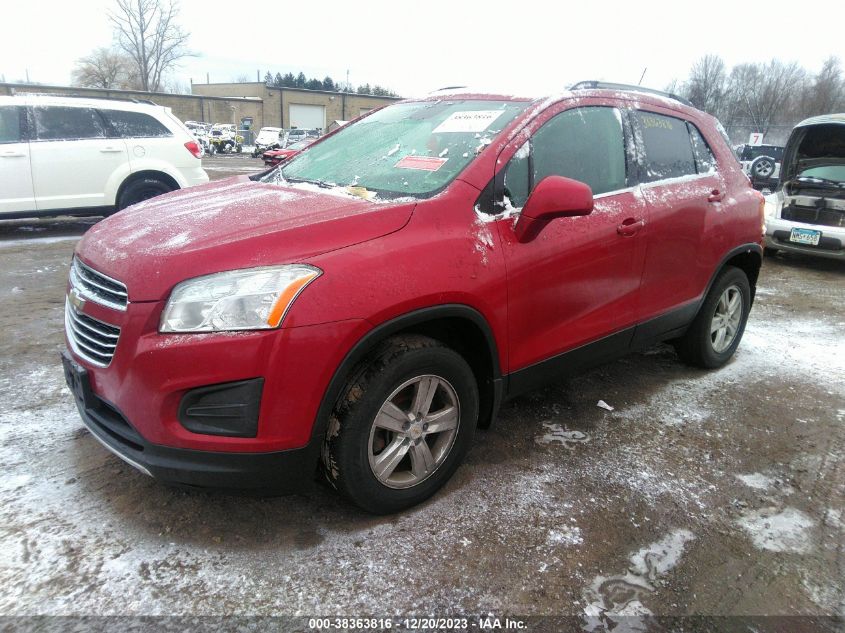 2015 Chevrolet Trax Lt VIN: KL7CJRSB2FB254476 Lot: 38363816