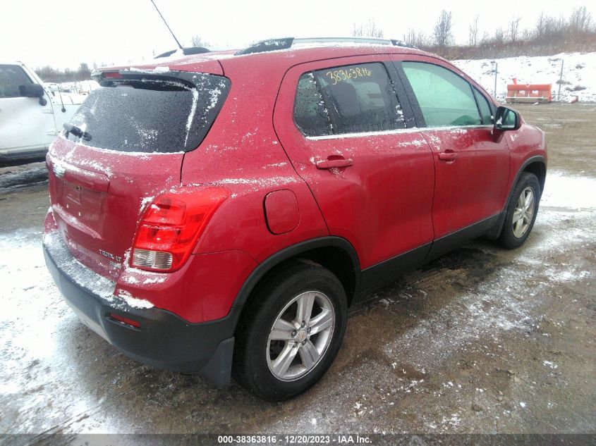 2015 Chevrolet Trax Lt VIN: KL7CJRSB2FB254476 Lot: 38363816