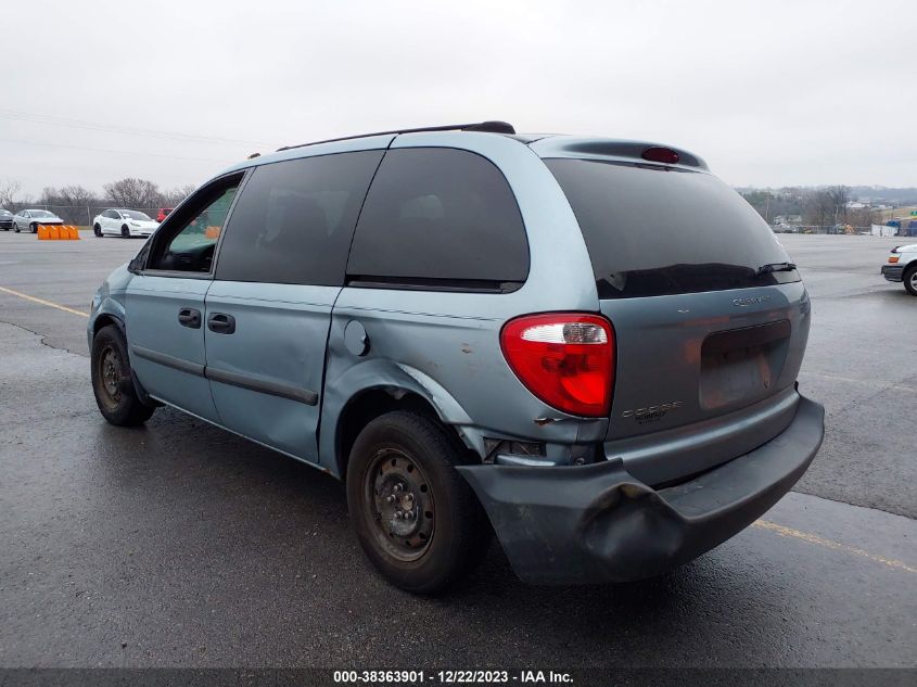 2005 Dodge Caravan Se VIN: 1D4GP25R05B186571 Lot: 38363901