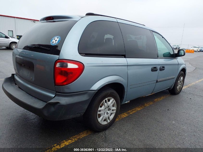 2005 Dodge Caravan Se VIN: 1D4GP25R05B186571 Lot: 38363901