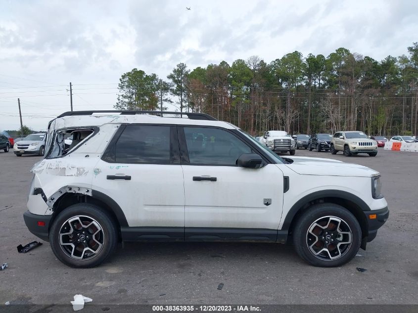 2021 Ford Bronco Sport Big Bend VIN: 3FMCR9B61MRA12782 Lot: 38363935