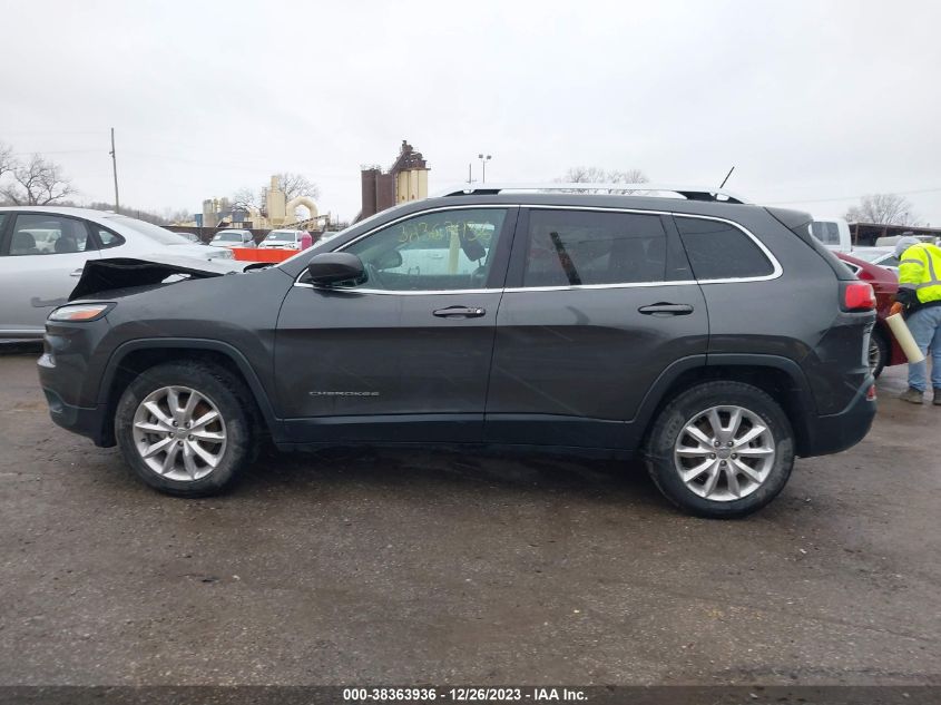 2014 Jeep Cherokee Limited VIN: 1C4PJMDS8EW282360 Lot: 38363936