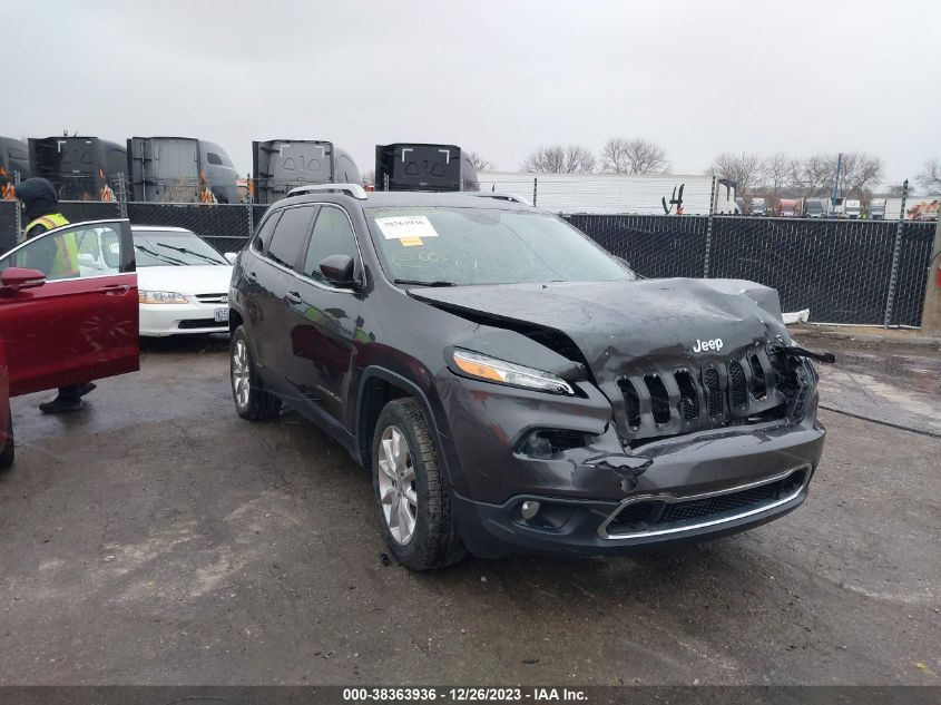 2014 Jeep Cherokee Limited VIN: 1C4PJMDS8EW282360 Lot: 38363936