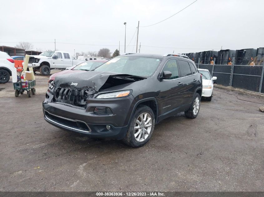 2014 Jeep Cherokee Limited VIN: 1C4PJMDS8EW282360 Lot: 38363936