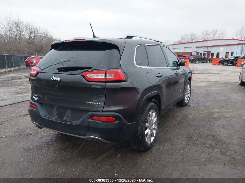 2014 Jeep Cherokee Limited VIN: 1C4PJMDS8EW282360 Lot: 38363936