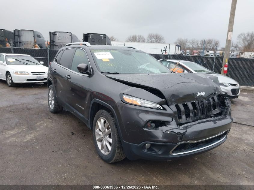 2014 Jeep Cherokee Limited VIN: 1C4PJMDS8EW282360 Lot: 38363936