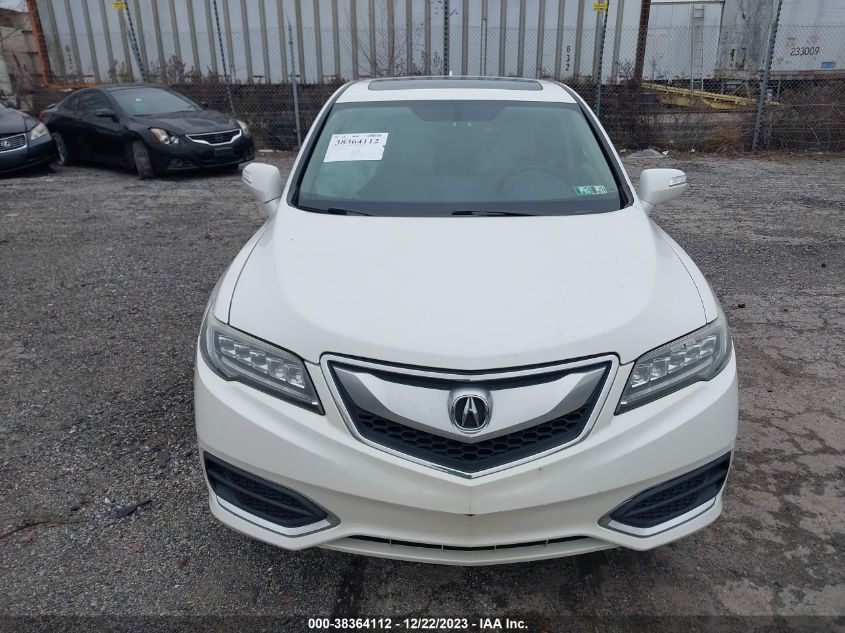 2016 Acura Rdx Tech Pkg/Tech/Acurawatch Plus Pkg VIN: 5J8TB4H54GL028599 Lot: 38364112