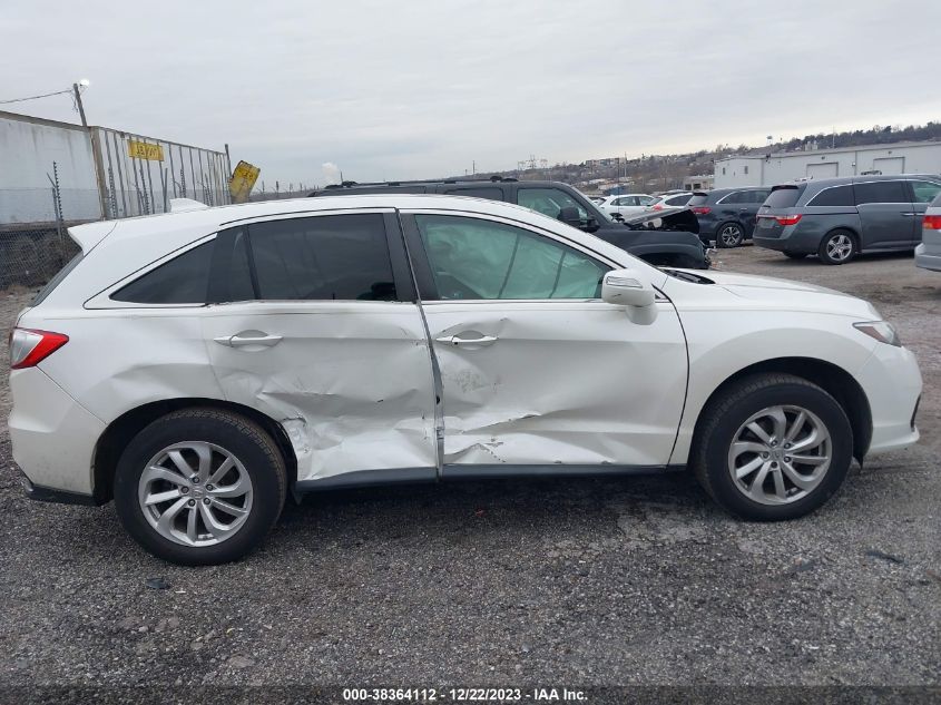 2016 Acura Rdx Tech Pkg/Tech/Acurawatch Plus Pkg VIN: 5J8TB4H54GL028599 Lot: 38364112