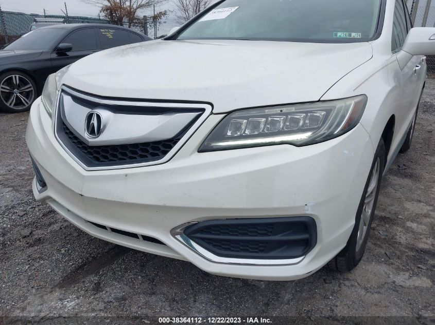 2016 Acura Rdx Tech Pkg/Tech/Acurawatch Plus Pkg VIN: 5J8TB4H54GL028599 Lot: 38364112