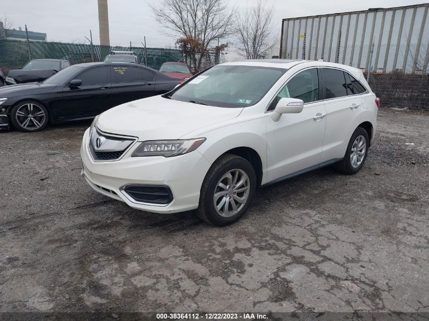 2016 Acura Rdx Tech Pkg/Tech/Acurawatch Plus Pkg VIN: 5J8TB4H54GL028599 Lot: 38364112