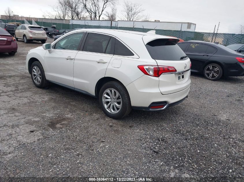 2016 Acura Rdx Tech Pkg/Tech/Acurawatch Plus Pkg VIN: 5J8TB4H54GL028599 Lot: 38364112