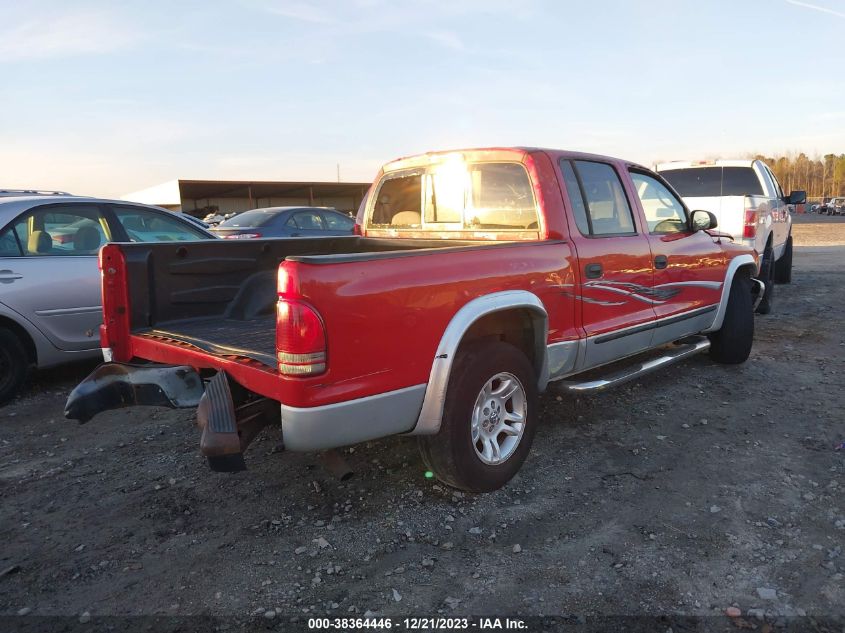 2003 Dodge Dakota Slt VIN: 1D7HL48X73S135820 Lot: 38364446