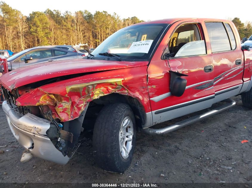 2003 Dodge Dakota Slt VIN: 1D7HL48X73S135820 Lot: 38364446