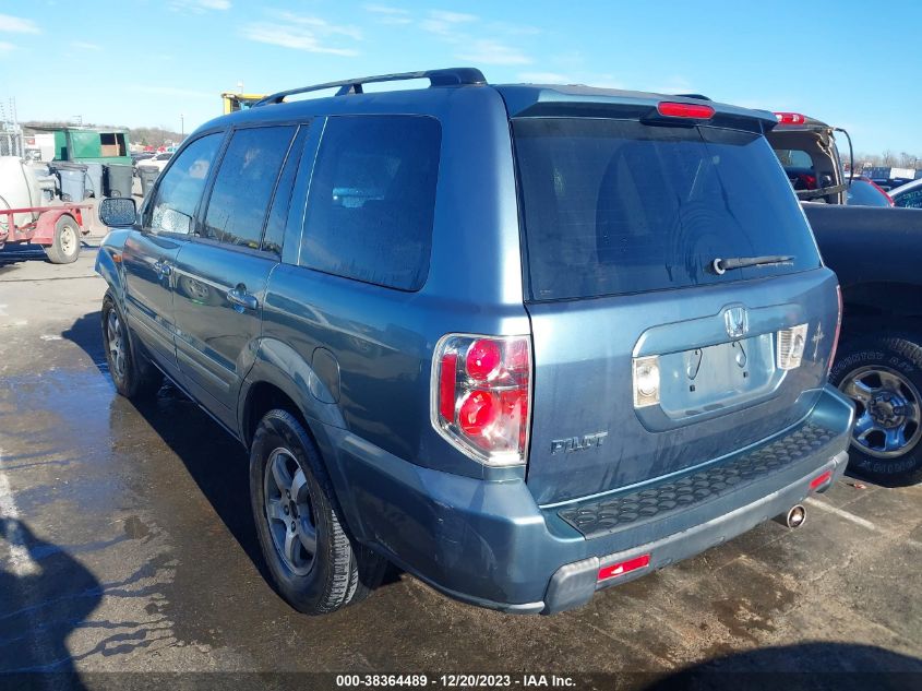 2006 Honda Pilot Ex-L VIN: 5FNYF28566B052448 Lot: 38364489