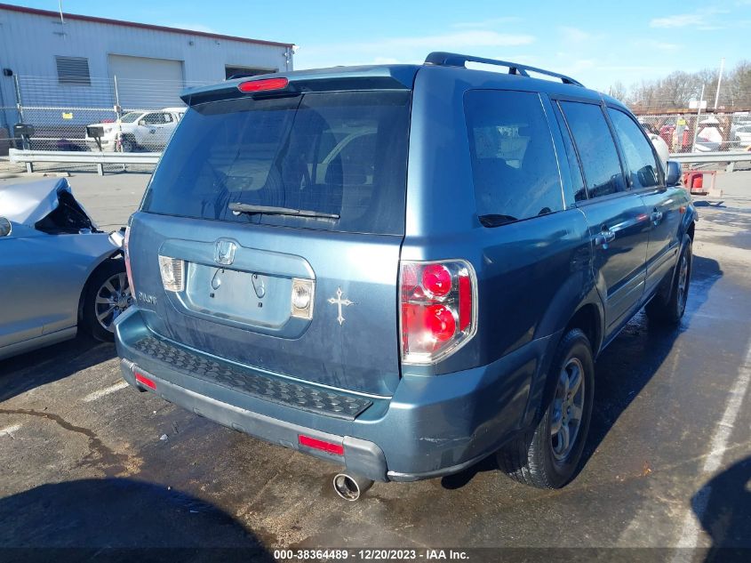 5FNYF28566B052448 2006 Honda Pilot Ex-L